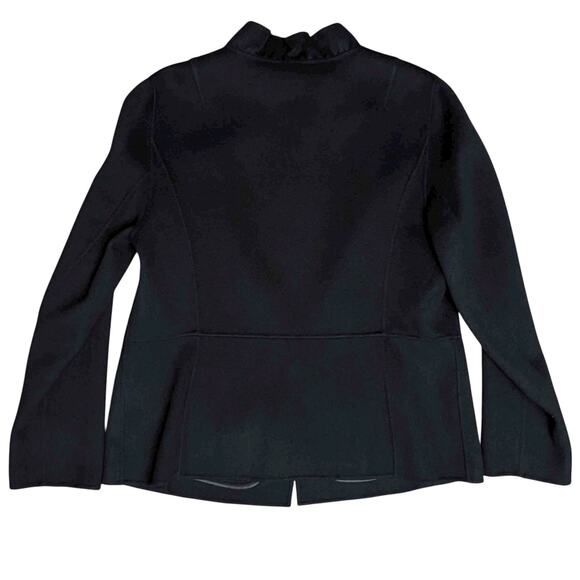 Talbots Black Double-Faced Wool Blend Jacket Women’s Size 14 - Picture 4 of 10